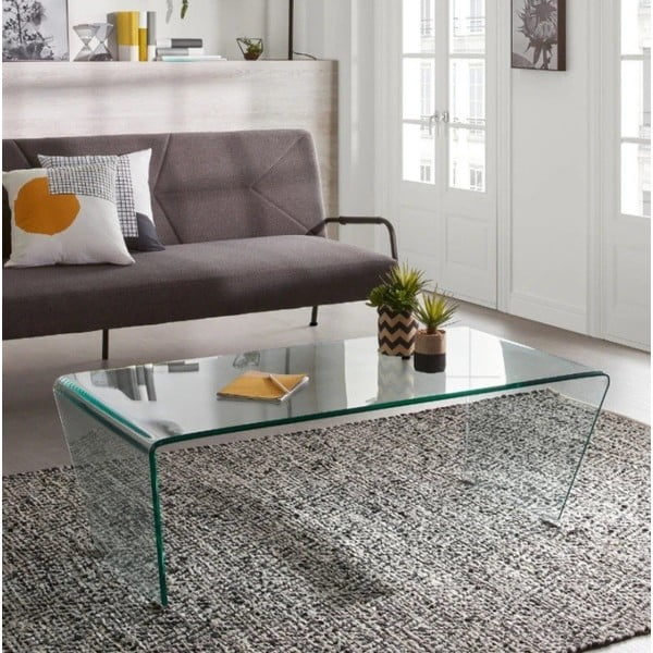 Szklany stolik 60x120 cm Burano – Kave Home-image-1