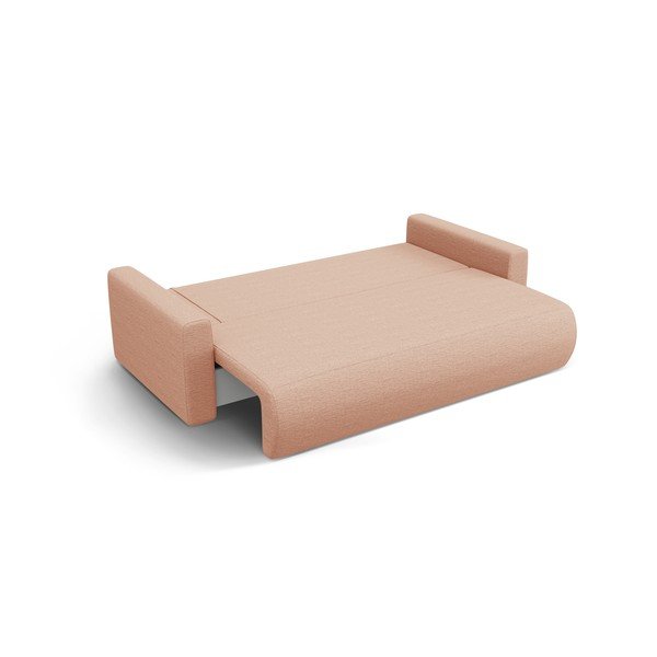 Różowa rozkładana sofa ze schowkiem 238 cm Belfast – Cosmopolitan Design-image-2