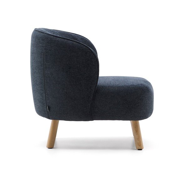 Szaroniebieski fotel z tkaniny szenilowej Ulit – Kave Home-image-3