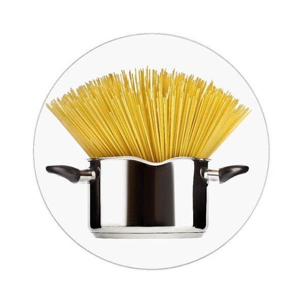 Szklana podstawka pod garnek Wenko Spaghetti