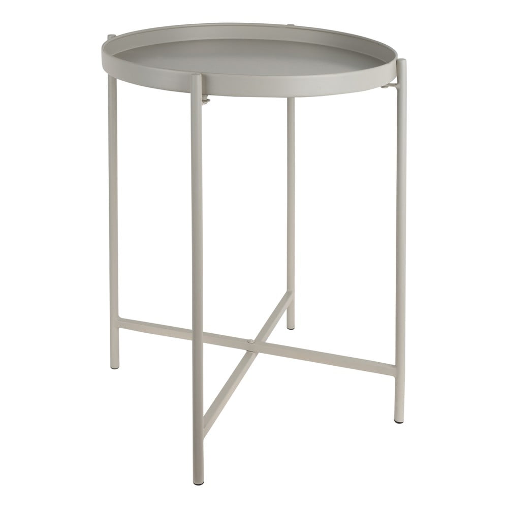 Metalowy okrągły stolik ø 40 cm Meseta  – Leitmotiv