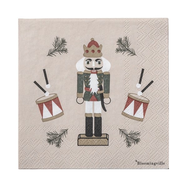 Papierowe serwetki zestaw 20 szt. 25x25 cm Jolly – Bloomingville-image-2