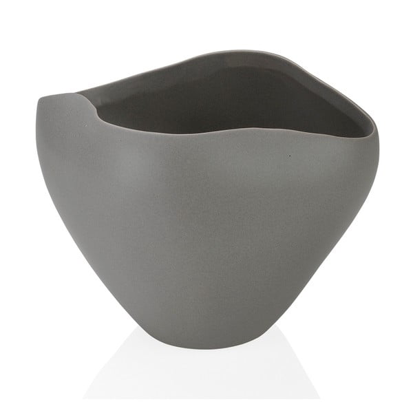 Szara Ceramiczny wazon Andrea House Ceramic, 20,8 cm