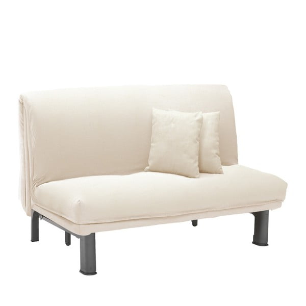 Biała sofa rozkładana 13Casa Furios, szerokość 120 cm