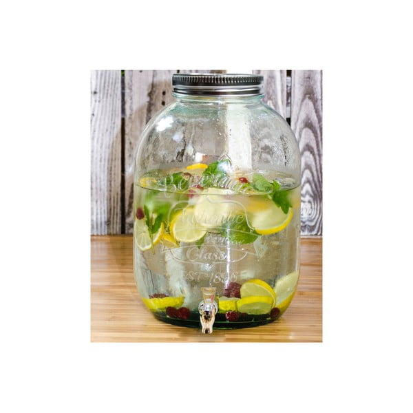 Słój na lemoniadę ze szkła z recyklingu Ego Dekor Authentic, 12,5 l-image-1