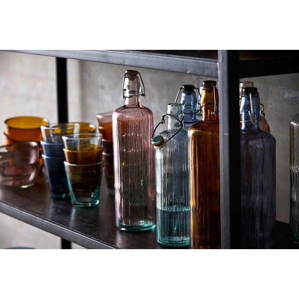 Różowa szklana butelka 1,2 l Kusintha − Bitz-image-2