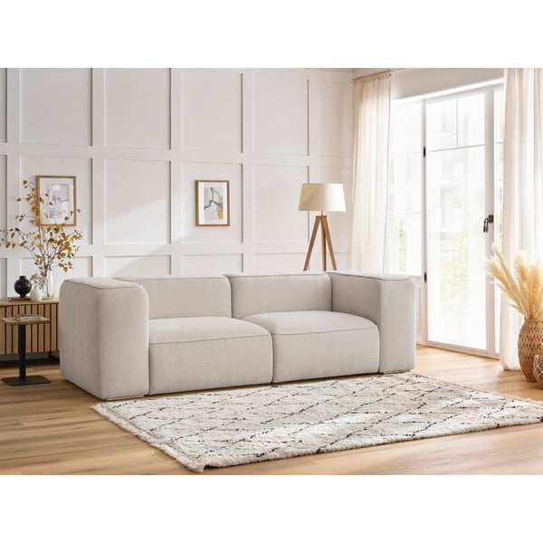 Beżowa sofa 255 cm Zephyr – Bobochic Paris-image-1