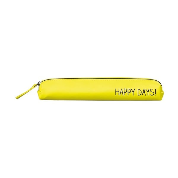 Żółty piórnik Happy Jackson Slim