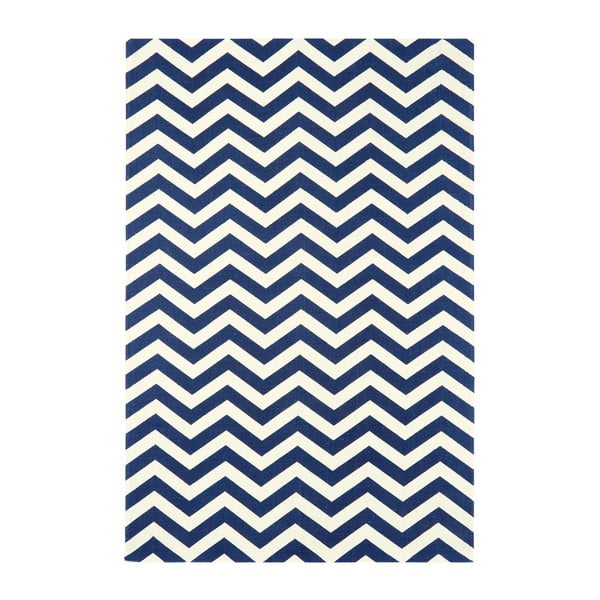 Niebiesko-biały dywan Asiatic Carpets Zig Zag, 120x170 cm
