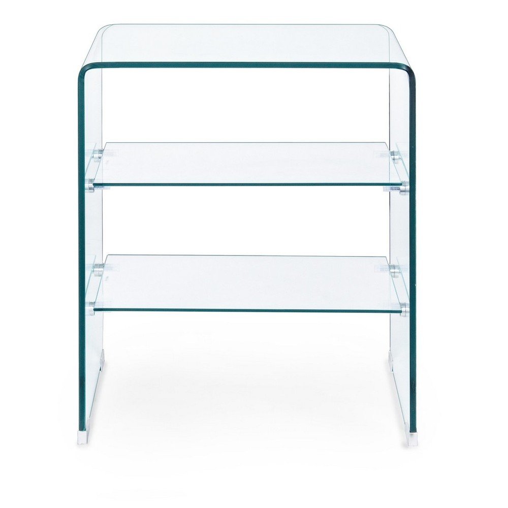 Szklany stolik 40x50 cm Iride – Bizzotto