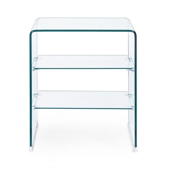 Szklany stolik 40x50 cm Iride – Bizzotto