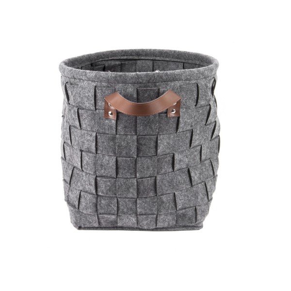 Ciemnoszary kosz do przechowywania z uchwytami PT LIVING Storage Bag, ⌀ 34 cm-image-1