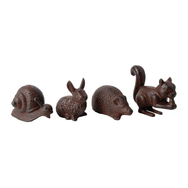 Metalowe figurki ogrodowe zestaw 4 szt. Animals – Esschert Design