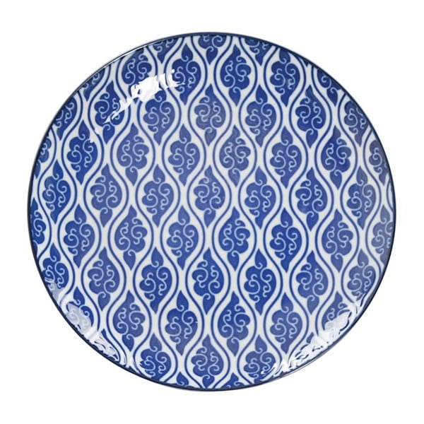 Niebieski porcelanowy talerz Tokyo Design Studio Cloud