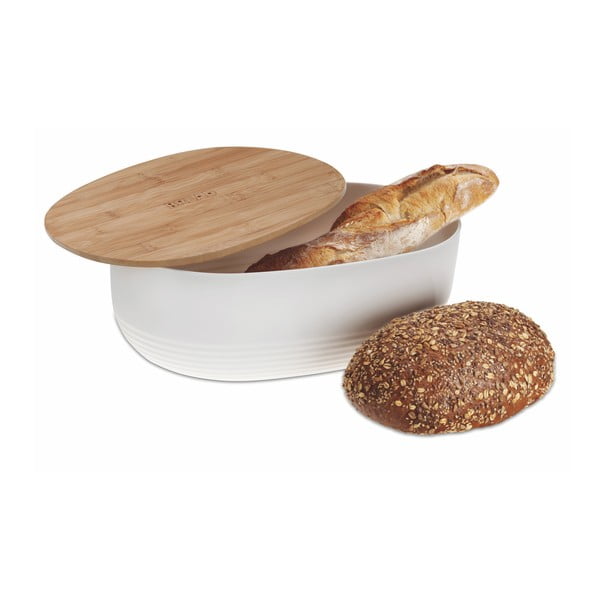 Biały pojemnik na chleb Kela Namur, 37,5x23 cm-image-2
