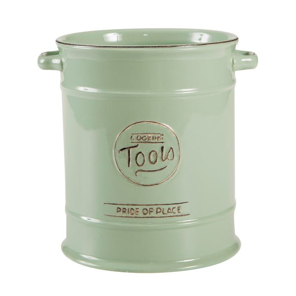 Zielony pojemnik ceramiczny na przybory kuchenne T&G Woodware Pride Of Place