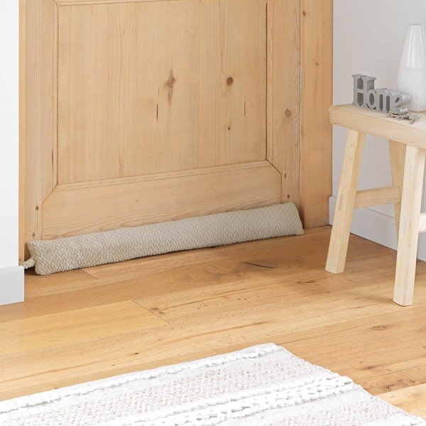 Beżowa taśma uszczelniająca 10x80 cm Flanela – douceur d'intérieur-image-1