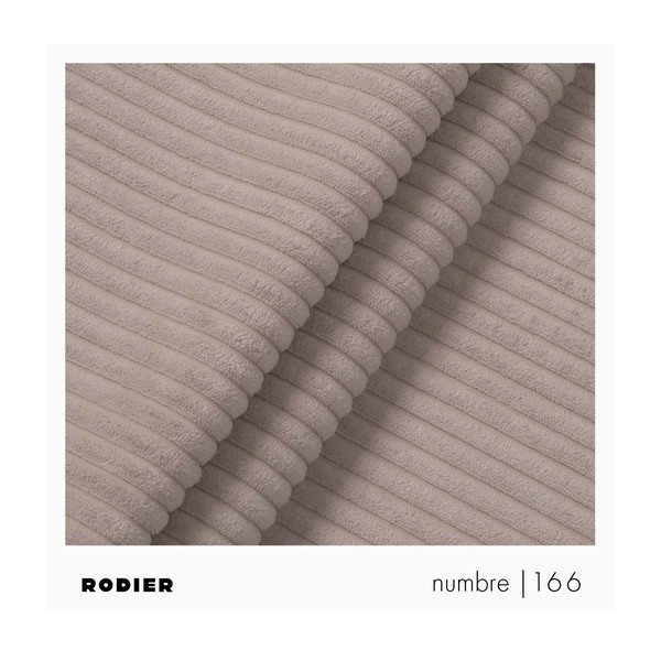 Beżowa sztruksowa sofa 205 cm Villet – Rodier-image-3