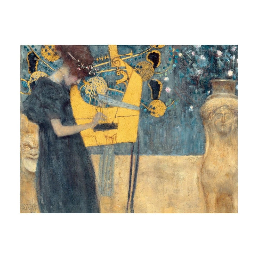 Reprodukcja obrazu Gustava Klimta – Music, 70x55 cm