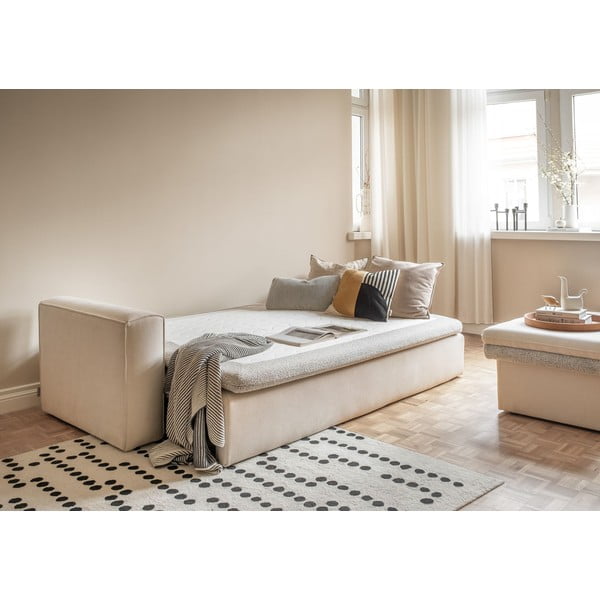 Beżowa rozkładana sofa 237 cm Wilson – Miuform-image-4