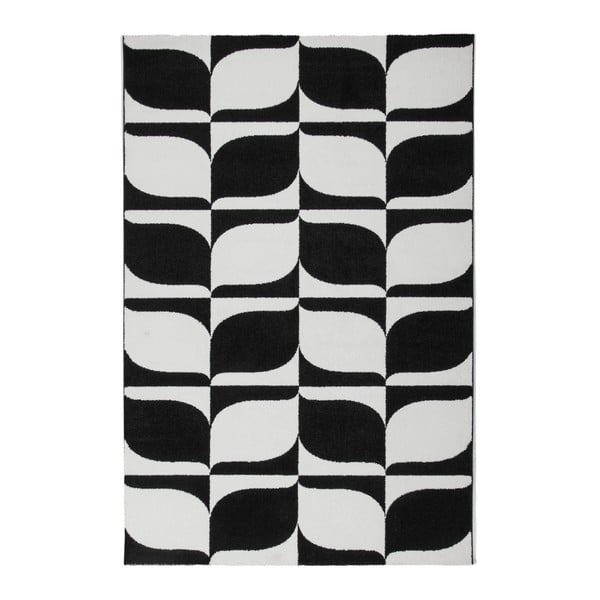 Czarno-biały dywan Obsession My Black & White Kresso, 80x150 cm