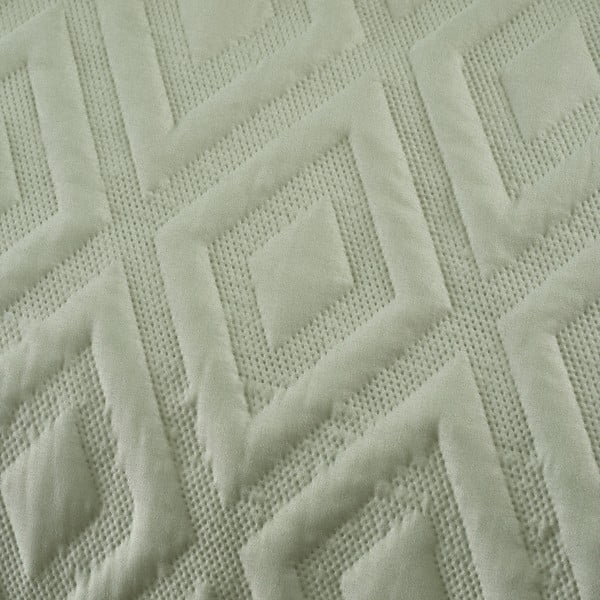 Zielona pościel jednoosobowa 135x200 cm Jacob Geo – Catherine Lansfield-image-4