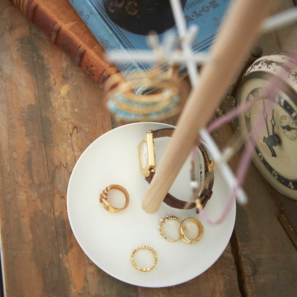 Biały stojak na biżuterię YAMAZAKI Tosca Branch-image-2