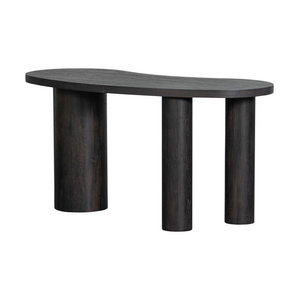 Ciemnobrązowa konsola w dekorze sosny 70x150 cm Maan – WOOOD