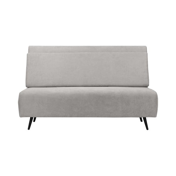 Jasnoszara rozkładana sofa 87 cm Mallory – Støraa