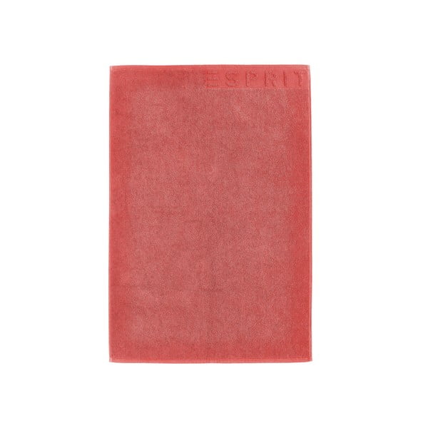 Dywanik łazienkowy Esprit Solid 60x90 cm, jasnoczerwony