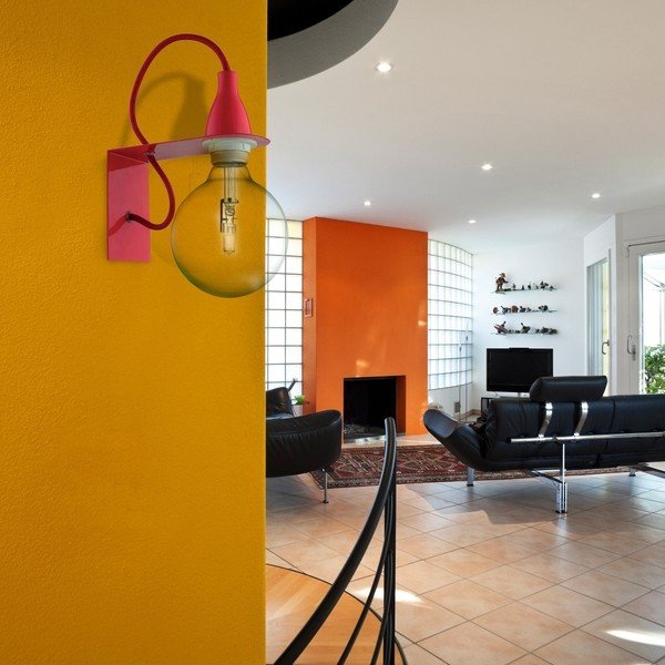 Czerwony kinkiet Evergreen Lights City-image-2