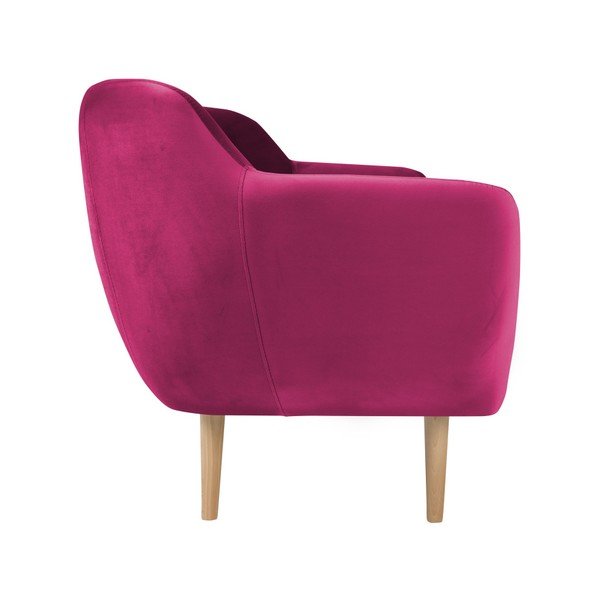 Różowy fotel Mazzini Sofas Amelie-image-1