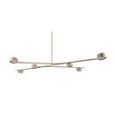 Beżowa metalowa lampa wisząca Coda – Trio Select