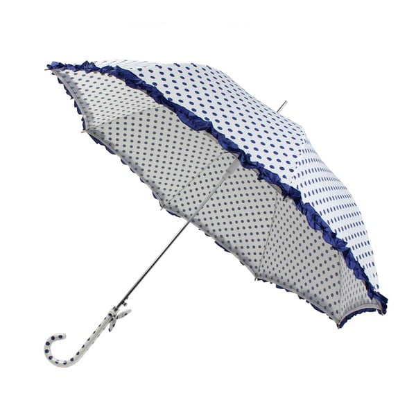 Niebiesko-biała parasolka Bombay Duck Confetti