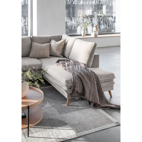 Beżowy rozkładany narożnik (prawostronny) Charming Charlie – Miuform-image-4