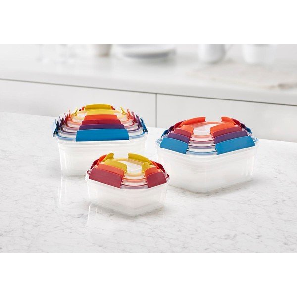 Kompaktowy komplet 4 pojemników Joseph Joseph Nest Lock-image-2