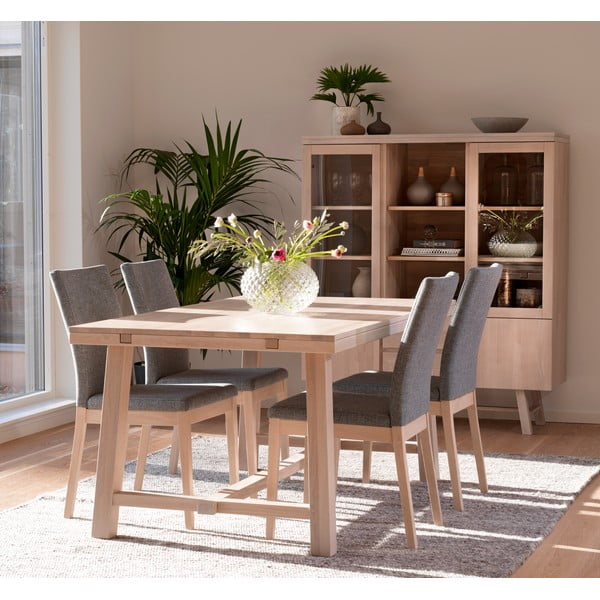 Matowy lakierowany stół dębowy do jadalni Rowico Brooklyn, 170 x 95 cm-image-2