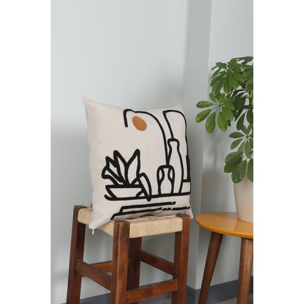 Lniana poszewka na poduszkę 43x43 cm Winter Sun – Mioli Decor-image-2