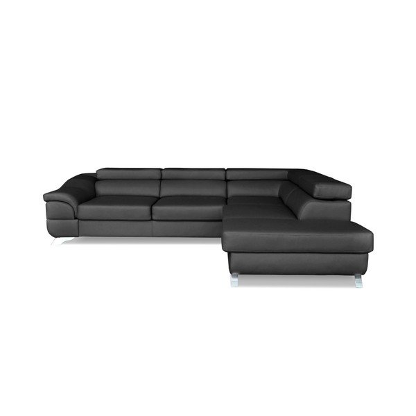 Ciemnoszary rozkładany narożnik prawostronny Windsor  & Co. Sofas Omnikron-image-3