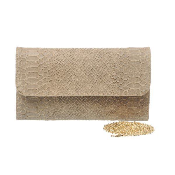 Skórzana kopertówka New Beige
