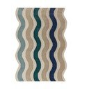 Niebieski wełniany dywan tkany ręcznie 140x200 cm Cascade Wool – Flair Rugs