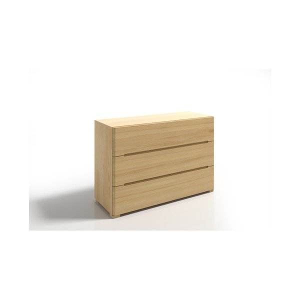 Komoda z drewna sosnowego z 3 szufladami SKANDICA Sparta-image-2