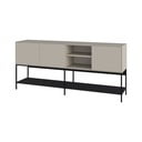 Czarno-kremowa komoda 180x80x40 cm Amira – Marckeric