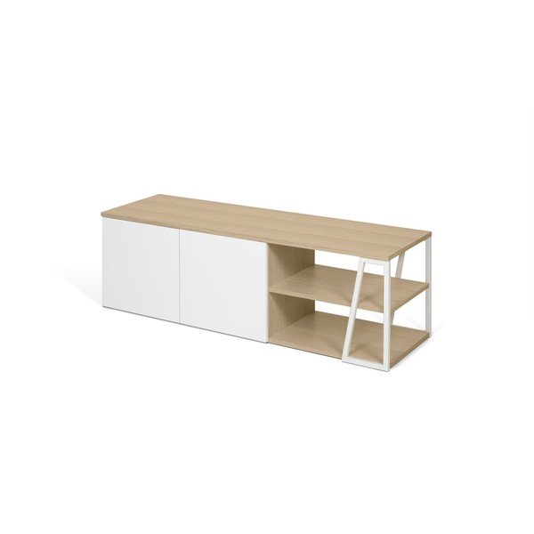 Biała szafka pod TV TemaHome Albi-image-1