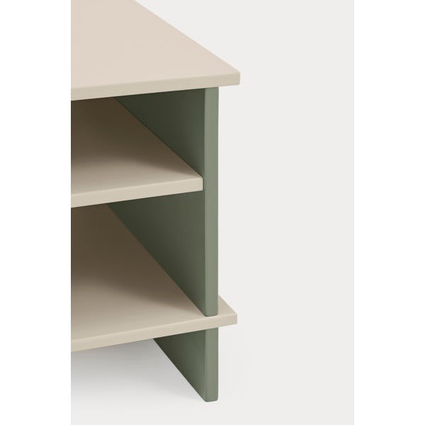 Zielono-kremowa szafka nocna z półką Inari – Teulat-image-4