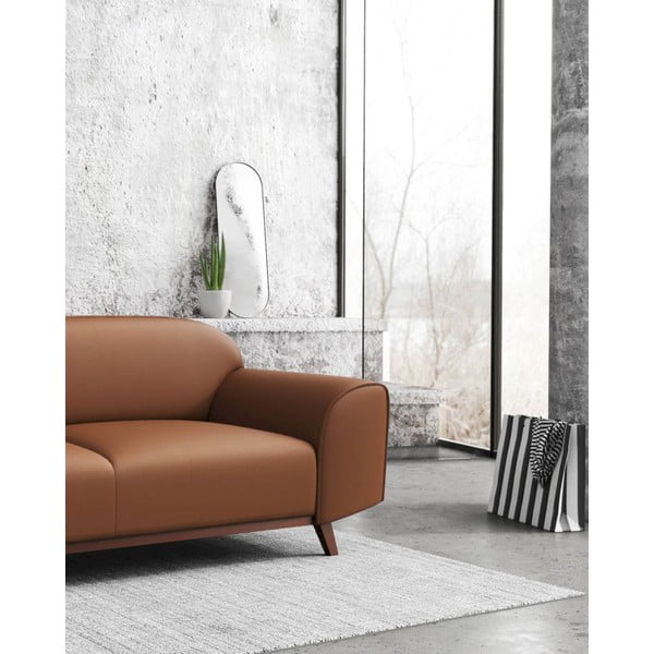 Koniakowa skórzana sofa 193 cm Nesbo – MESONICA-image-3