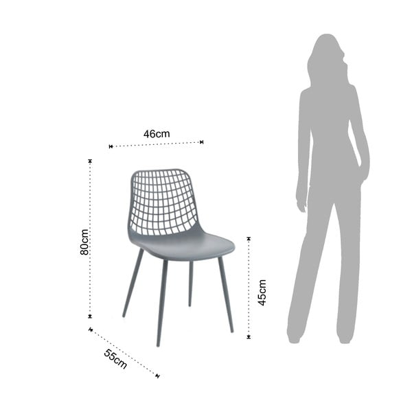 Szare krzesła zestaw 2 szt. Nairobi – Tomasucci-image-4