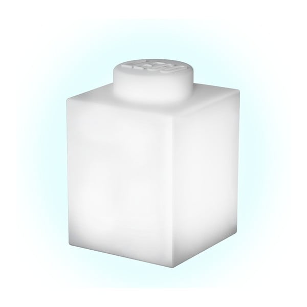 Biała silikonowa lampka nocna LEGO® Classic Brick-image-1