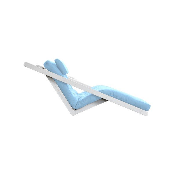 Rozkładany szezlong 2-osobowy Karup Figo White/Celeste-image-3