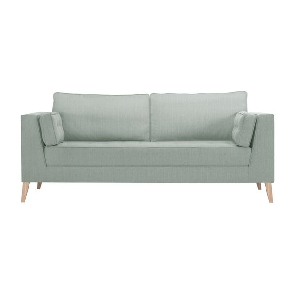 Jasnozielona sofa trzyosobowa Stella Cadente Atalaia